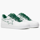 A Bathing Ape Bape Sta Patent Leather White Green