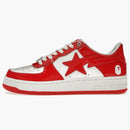 A Bathing Ape Bape Sta Patent Leather White Red (2023)
