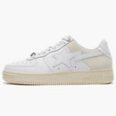 A Bathing Ape Bape StA Low Suede Heel White