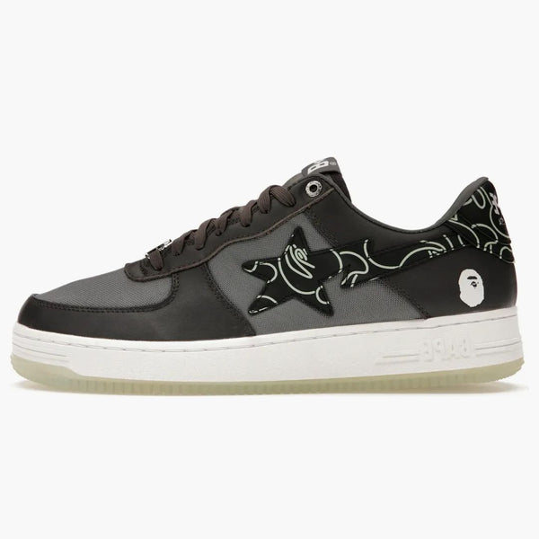 A Bathing Ape Bape Sta Text Code Camo Charcoal