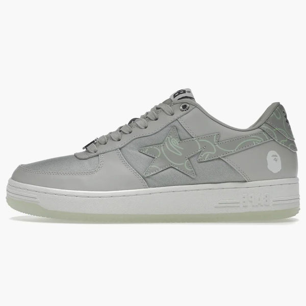 A Bathing Ape Bape Sta Text Code Camo Gray