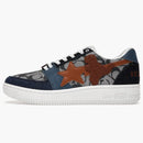 A Bathing Ape Bape StA Low Coach Blue