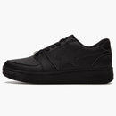 A Bathing Ape Bape StA Low Black Leather 20th Anniversary