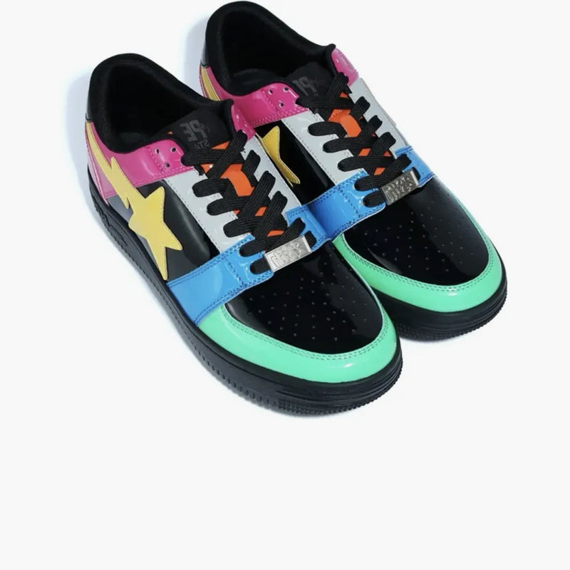 A Bathing Ape Bape StA Low Crazy Black