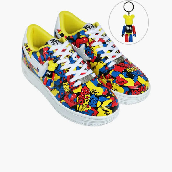 Kąpiel małpa bape sta Low Medicom Toy All-Over Camo