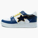A Bathing Ape Bape StA Low Patched navy