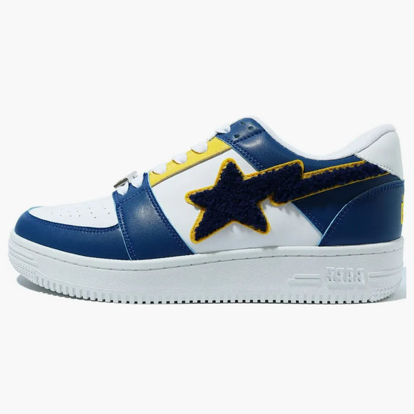 A Bathing Ape Bape Sta Low Patched Navy