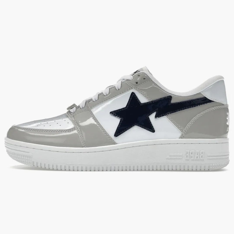 A Bathing Ape Bape StA Low White Gray