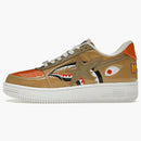 A Bathing Ape Bape StA Low Mad Shark Tan Orange