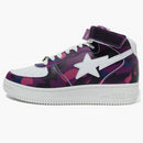 A Bathing Ape Bape Sta Mid Camo Purple
