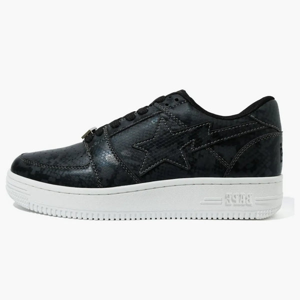 A Bathing Ape Bape StA Low Snakeskin Black (2020)