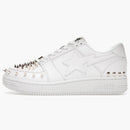 Un bañador de bape sta Low Gold White Studded
