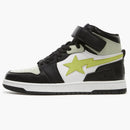 A Bathing Ape Block Sta Hi Black Lime