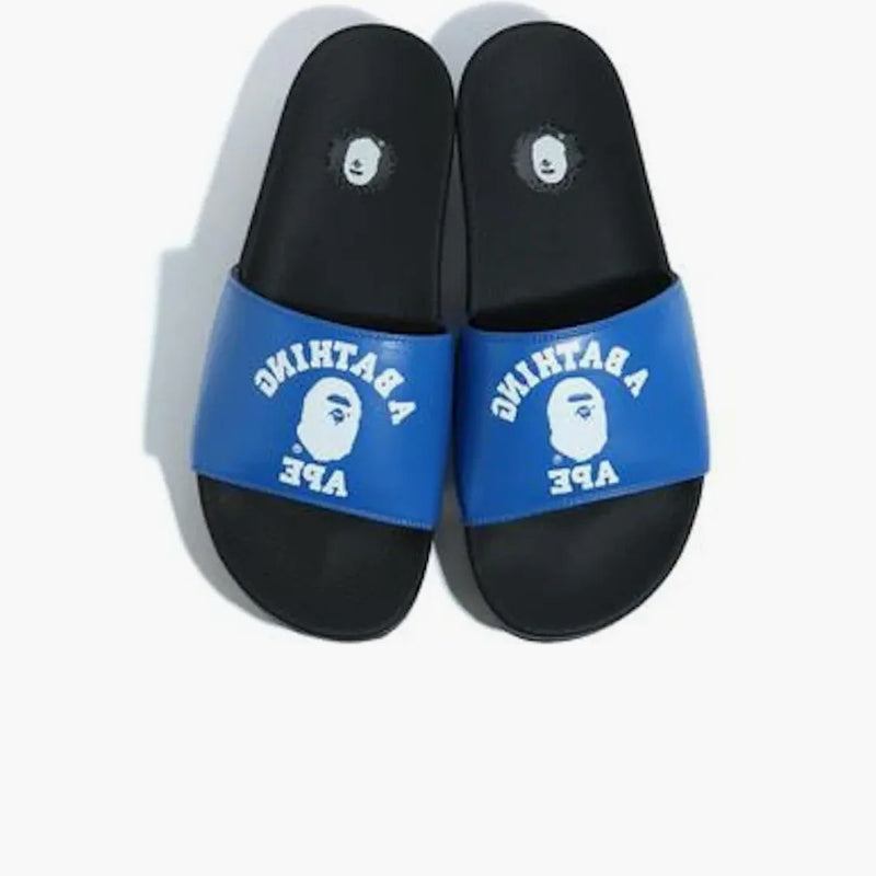 A BADING APE College Slide sandals blu
