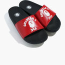 A Bathing Ape College Slide Sandals Red (FW22)