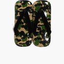 A Bathing Ape Japanese Sandal Green ABC Camo