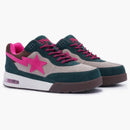 A Bathing Ape Road Sta Premium Suede Dark Green Pink Beige