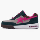 A Bathing Ape Road Sta Premium Suede Dark Green Pink Beige