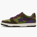 A Bathing Ape Sk8 Sta Dark Purple Green