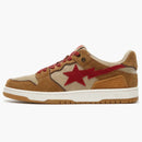 A Bathing Ape Sk8 StA Wheat Red