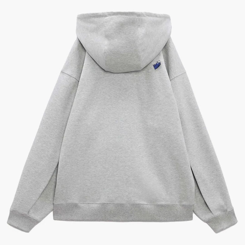 Ader Error X Zara Embroidered Sweatshirt Grey Marl