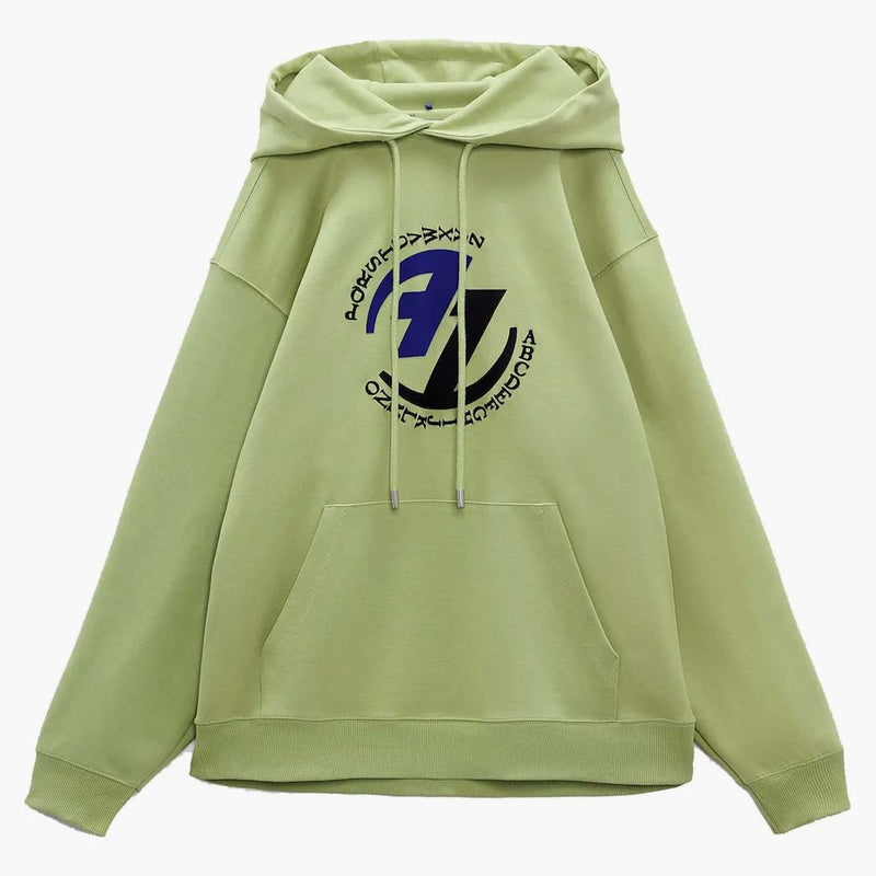 Ader Error X Zara Embroidered Sweatshirt Light Green
