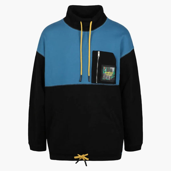 Zasadzka logo łatka kpiąca bluza czarna