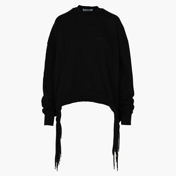 Bluza z multicord Crew Crew Bluza czarna