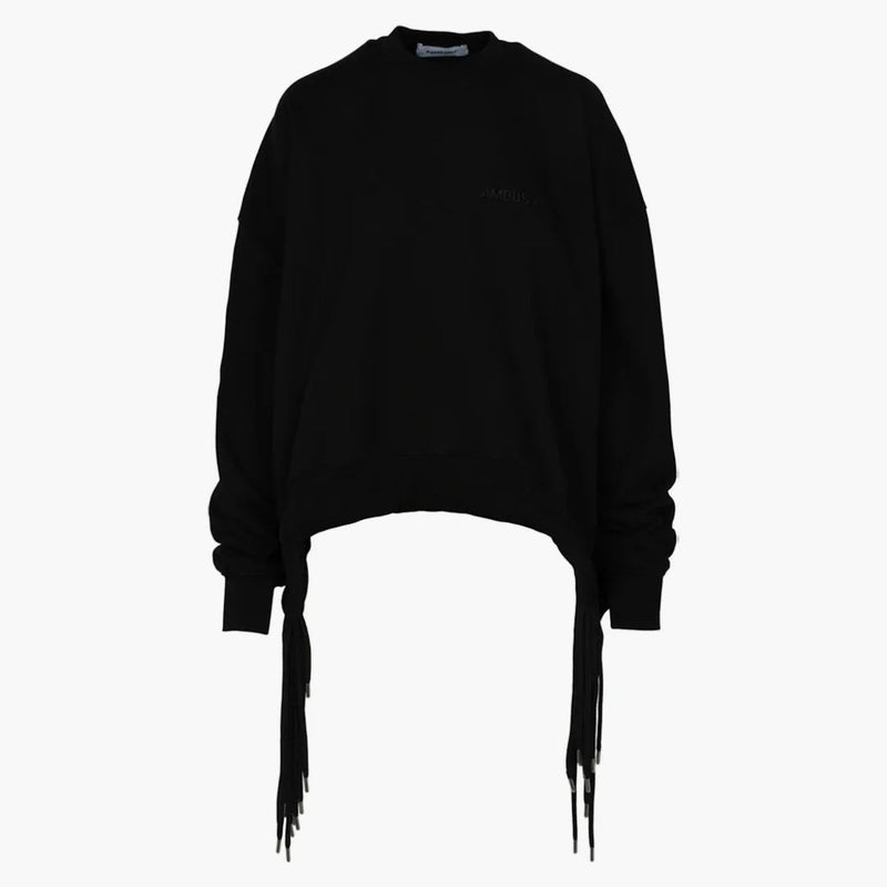 Bluza z multicord Crew Crew Bluza czarna