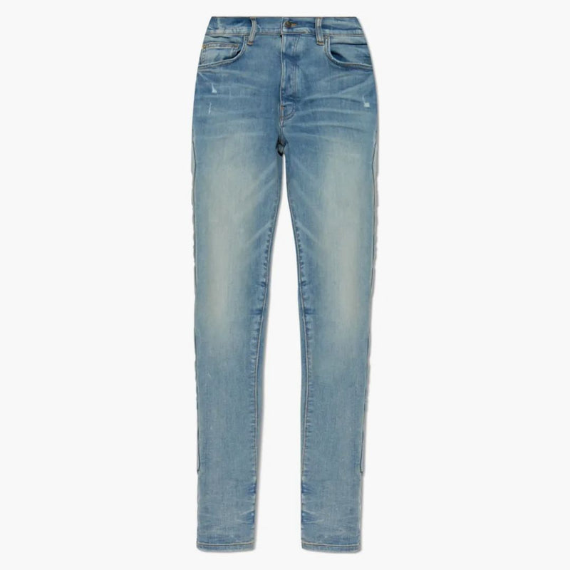 Amiri 3d Bones Skinny Jean Clay Indigo