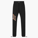 Amiri Bandana Applique Sweatpants Black/Orange