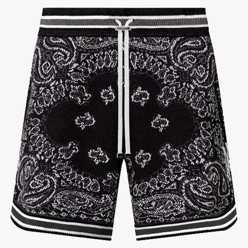 Pantaloncini Bandana Bandana Amiri Nero