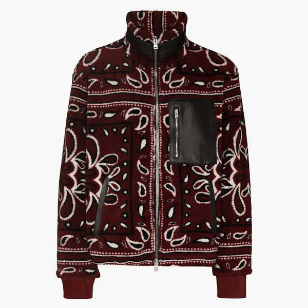 Amiri Bandana Fleece bunda Red/Black