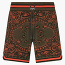 Amiri Bandana Shorts Green