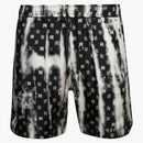 Amiri Bleached Ma Paisley Silk Short Black/White