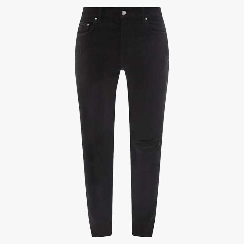 Amiri Broken Jeans Black