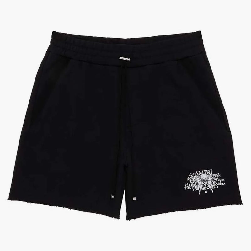 Amiri cherub text mikina Black