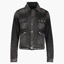 Amiri Core Double Slanted Trucker Jacket Black
