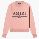 Amiri Core Logo Bar Crew Sweatshirt Peach