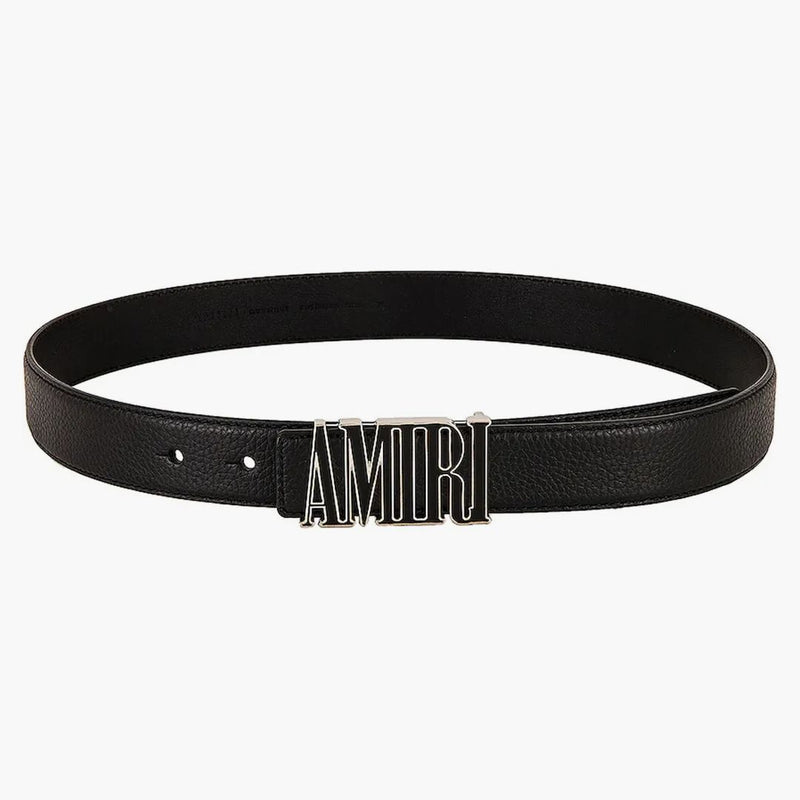 Amiri Core Logo Belt Black/Black/Gold-Tone