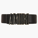 Amiri Core Logo Buckle Belt Black/Black/Gold-Tone