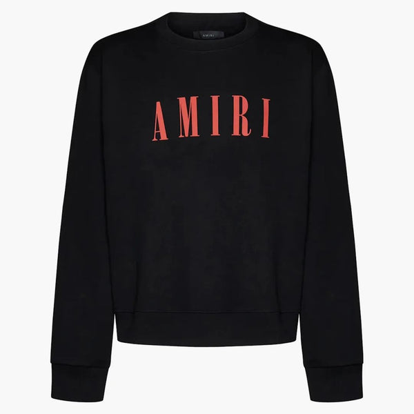 Amiri Core Logo CrewNeck Black/Red