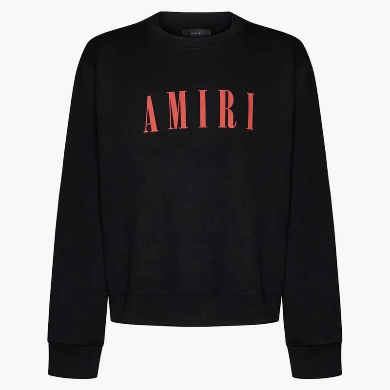 Amiri Core Logo CrewNeck Black/Red