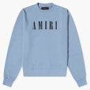 Amiri Core Logo Crewneck Dusty Blue