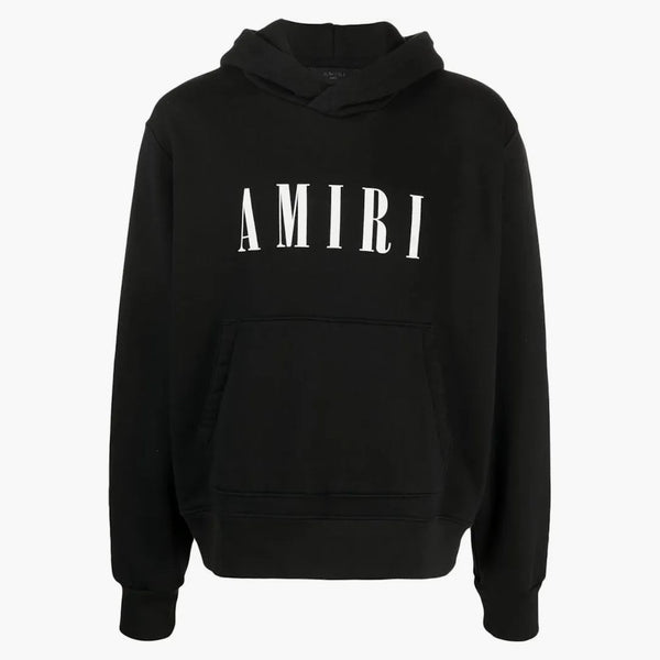 Hoodie amiri jádro logo černé