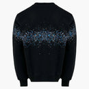 Amiri Crystal Splash Logo Sweatshirt Black/blue