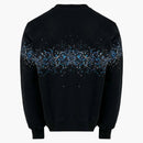 Amiri Crystal Splash Logo Sweatshirt Black/blue