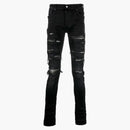 Amiri Distressed Skinny Jeans Black