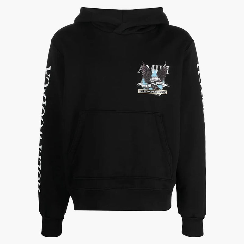 Amiri Eagle Hollywood Hoodie Black