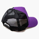 Amiri vyšívaný logo Trucker Cap Purple/Black